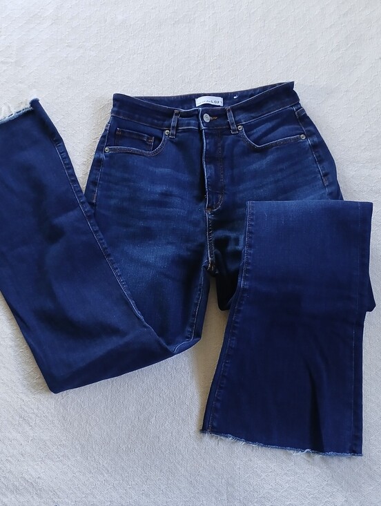 LOFT Denim - loft ♡ slim flare denim jeans 4/27 boho